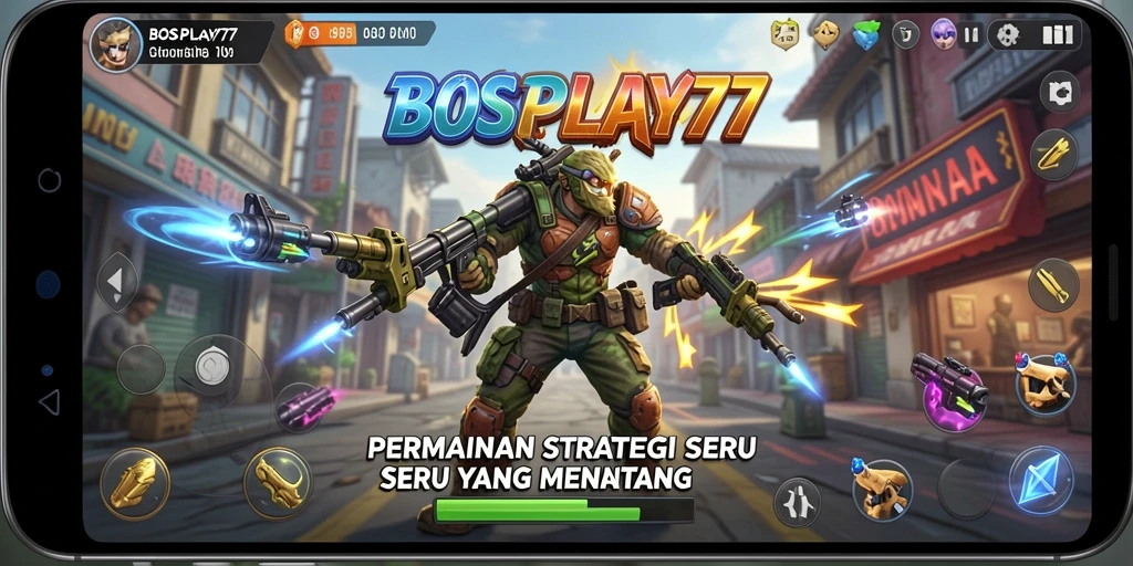 Tampilan menarik dari gameplay BOSPLAY77 yang penuh strategi.