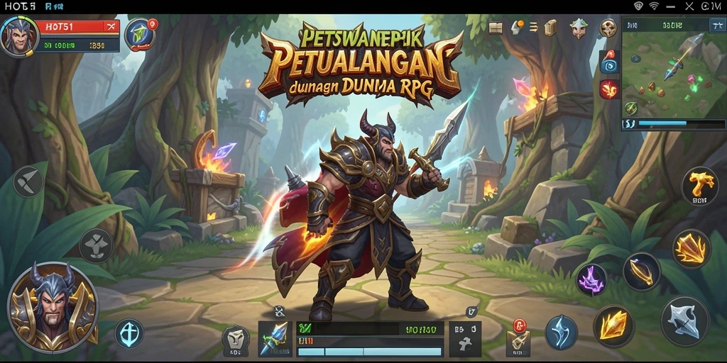 Tampilan gameplay seru dari HOT51 dengan aksi RPG yang mendebarkan.