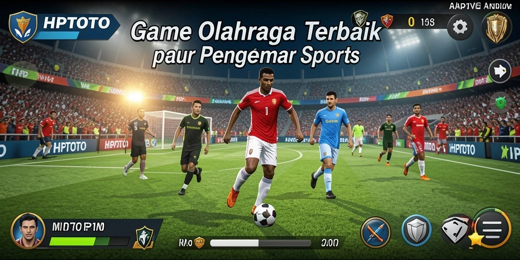 Screenshot dari gameplay seru HPTOTO di lapangan olahraga.