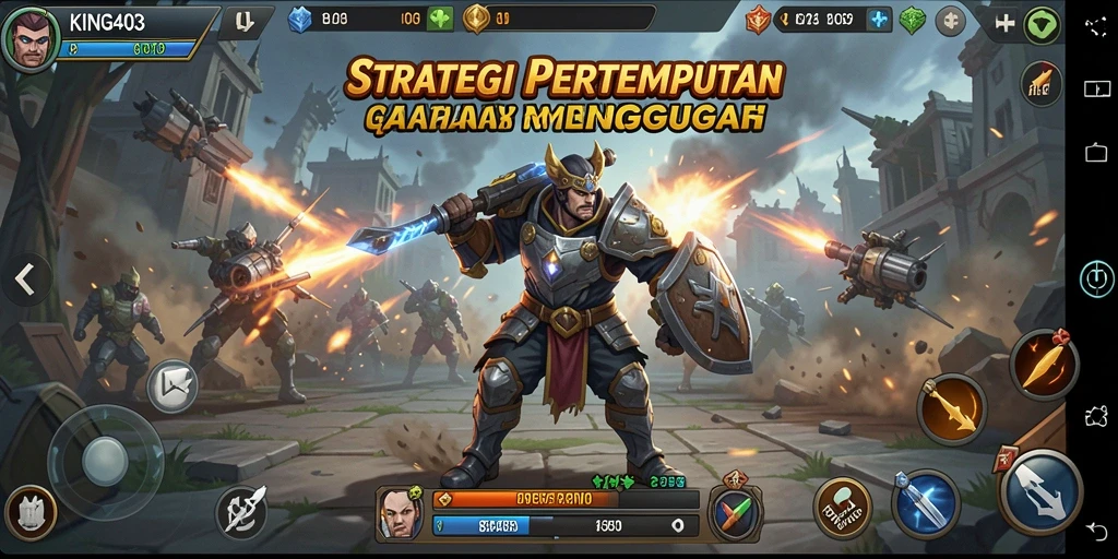 Tangkapan layar KING403 menampilkan aksi pertempuran strategi yang mendebarkan.