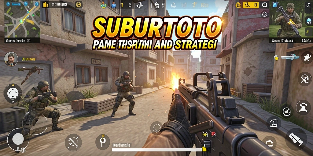 Tampilan seru SUBURTOTO dengan aksi tembak-menembak yang mendebarkan.
