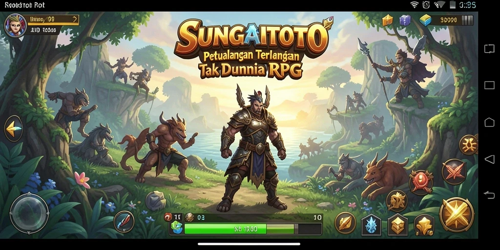 Screenshot SUNGAITOTO menampilkan aksi seru di dalam dunia RPG.